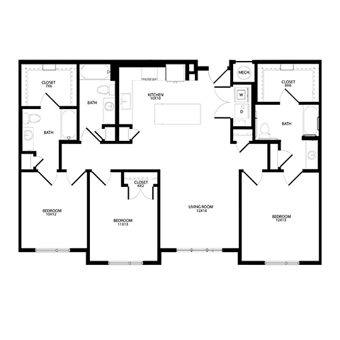 Unit WAITC2 WAITC2 floor plan